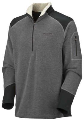 Columbia Mens Omni-Shield Turnout Sweater-Gray