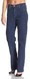 Not Your Daughter's Jeans Tummy Tuck Women's Petite Classic Denim 5 Pocket Straight Leg Jean