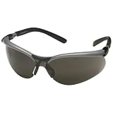 AO Safety 11381 Bx Anti-Fog Safety Glasses, Silver Black Frame, Gray Lens