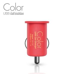 elago COLOR USB Car Charger-Red for iphone 4/3G/S and other Device with USB Port.