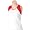 balle de Match Racer-Yip Women's Tennis Tank Top - White/Red - W06305-WRD (XS)