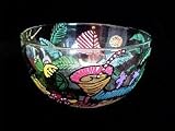 Caribbean Excitement Design - Hand Painted - Serving Bowl - 6 inch diameter