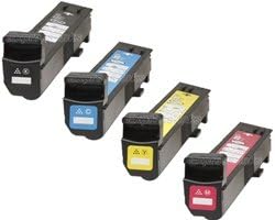 GCTECH Remanufactured Toner Cartridge Replacement for HP CB380A ( Black,Cyan,Yellow,Magenta , 4-Pack )