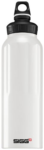 Sigg Wide Mouth Borraccia da viaggio 1,5 l, Bianco (Traveller White), 1,5 l Sigg Wide Mouth Borraccia da viaggio 1,5 l, Bianco (Traveller White), 1,5 l