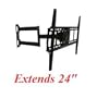 Samsung LN32B460 Compatible 3-Way Articulating Wall Mount--Extends 24in