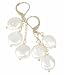 White Coin Pearl Earrings