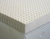 Natural 2 Soft Latex Mattress Topper with Organic Sateen Ivory Covering