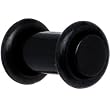 4 Gauge Black Acrylic Plug