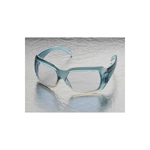 Elvex SG-42C Chica Safety / Fashion Glasses, Clear Hard Coated Polycarbonate Lenses & Light Blue Frame