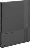 KOKUYO F-WKB113D バインダーノート<WiLL STATIONERY ACTIC>B5縦26穴収容力100枚黒