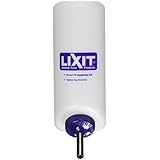 LIXIT Plastic Wide Mouth Water Bottle, 32-Ounce