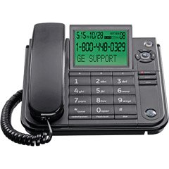 General Electric Corded Phone with Caller ID and Speakerphone (Black), 29585FE1