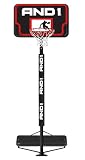Picture of AND1 Lay Up Basketball System - Black/Red