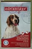 F.C.E. Inc Advantage Dog Red 21-55 lb 4 pack
