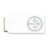 14K Pittsburgh Steelers White Gold Money Clip