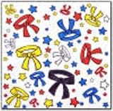 31bRfKl1sCL. SL160  Karate Courtesy Napkins 16 Pack