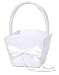 Small Satin Padded Flower Girl Basket