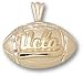 UCLA Bruins Solid 10K Gold ''UCLA'' Football Pendant