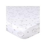 Gerber Knit Cradle Sheet - Fitted - Lamb Print