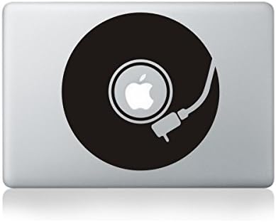 Crisp Decals DJ Record Player Apple Macbook Vinyl Skin Sticker Decal for Retina/Air/Pro 13"