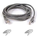 Belkin A3L791-04-S 4-Feet CAT 5E RJ45 Snagless Patch Cable (Gray)