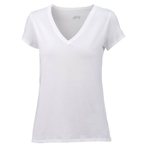 Columbia Women's Plus Size Greenway Short Sleeve Top - White 1X