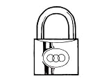 Review Securit  / Securit S1176 Tricircle Padlock Brass 50mm