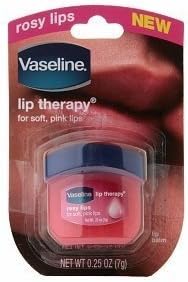 Vaseline, Rosy Lips, Lip Therapy, .25 OZ, (Pack of 4) by Vaseline