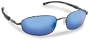Flying Fisherman Palau Polarized Sunglasses (Shiny Gunmetal Frame, Smoke/Blue Mirror Lenses)