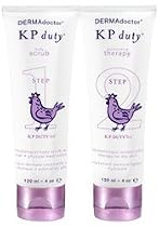 DERMAdoctor KP Duty Kit - Dry Skin Repair Kit (Cream [4 oz] & Scrub [4 oz])
