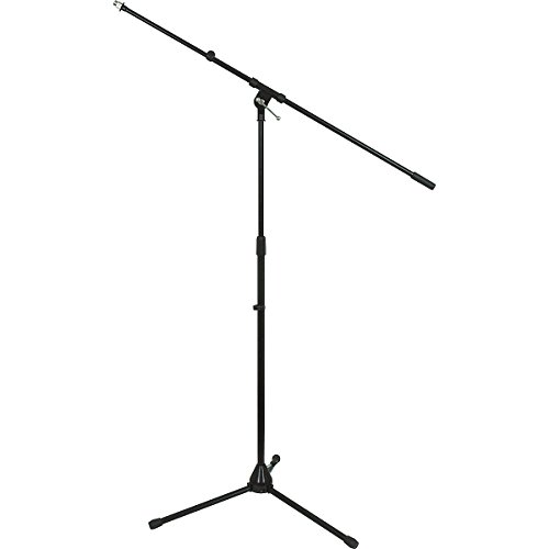 Musician's Gear Tripod Mic Stand with Telescoping Boom Black