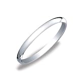 Women's 14k White Gold 2mm Traditional Wedding Band Ring, Size 5.5 (Jewelry)