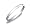 Women's 10k White Gold Wedding Band Ring (2mm), Size 4