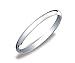 Women's 10k White Gold Wedding Band Ring (2mm), Size 4 Women's 10k White Gold Wedding Band Ring (2mm), Size 4