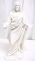Marble Finish Jesus Statue Christian Religious Figure