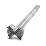 uxcell ボーリングビットヒンジ　ホールソー　ドリルツール　鋭い刃　大工用　アロイ製　ヘックスシャンク　シルバートーン