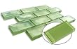 Dimensions Glass 1x2" Mosaic Tile Clear Light Green Sea