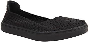 Bernie Mev Women's Vee Catwalk Black Slip On Comfort Shoes EUR 38
