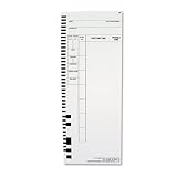 Pyramid Technologies 4410010 Time Cards For Model 4000, 100/Pack