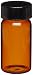 Wheaton W224604 Borosilicate Glass 20mL Vial in Lab File, with 24-400 Solid Black Phenolic Teflon-Faced 14B Rubber Lined Cap Attached, Amber (72 Vials per Lab File) Wheaton W224604 Borosilicate Glass 20mL Vial in Lab File, with 24-400 Solid Black Phenolic Teflon-Faced 14B Rubber Lined Cap Attached, Amber (72 Vials per Lab File)