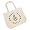 Organic Amnesty International Tote Bag in Black and Natural