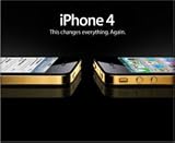 Apple iPhone 4S 24ct Gold Edition iPhone 4S 64 GB ohne simlock