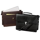Andrew Philips Metro Flapover Laptop Briefcase
