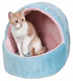 Trixie 3683 Dooley Kuschelh&ouml;hle, 35 &times; 35 &times; 40 cm, rosa/hellblau
