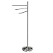 Gatco 1355 3-Arm Floor Towel Stand, Satin Nickel