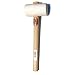 Thor 61-953W  Rubber Mallet White 2-1/2-Inch Face Diameter