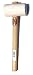 Thor 61-953W  Rubber Mallet White 2-1/2-Inch Face Diameter
