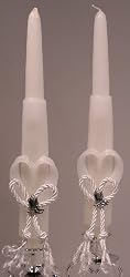 Carved Tapers wih Western Charms