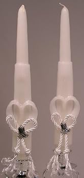 Carved Tapers wih Western Charms