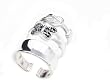 Sterling Silver Three-piece Toe Ring Set